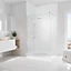 Lot de 2 panneaux muraux de salle de bains l.120+90x255 cm, blanc, Schulte DécoDesign