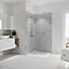 Lot de 2 panneaux muraux salle de bains 100 x 210 cm, Schulte DécoDesign Décor, pierre gris clair