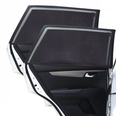 Lot de 2 pare-soleil pour vitres arrière de voiture - 90 x 55 cm - Monsieur Bébé