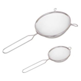 Lot de 2 passoires tamis en inox - 5Five