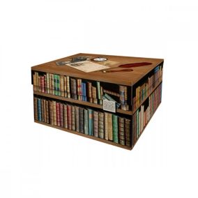 Lot de 2 petites boites de rangement Books 28x21x14cm en Carton - Dutch Design Brand