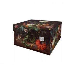 Lot de 2 petites boites de rangement Flowers 28x21x14cm en Carton - Dutch Design Brand