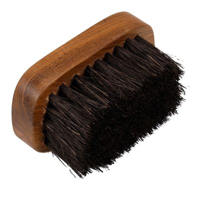 Lot de 2 petites brosses en bois de teck et fibre de palmier - RONY 01