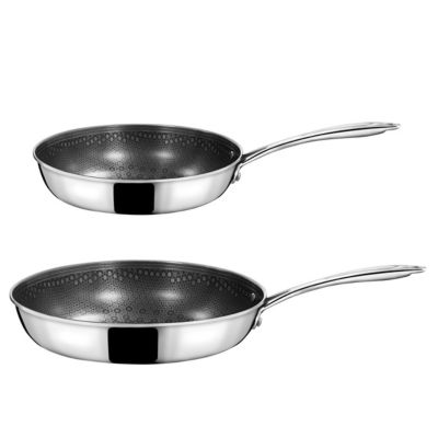 Lot de 2 poêles 24-28cm Inox - Virtuo par Cuisinox