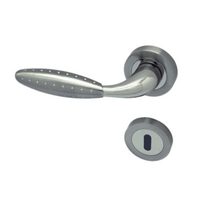 Lot 2 Poignées Poussoir/tirer En Inox – Finition Brossée, Pour Porte Grange