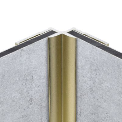 GAH-Alberts Lot De 2 Profilés D'Angle Aluminium 1000x50x30mm - Épaisseur 3mm Naturel