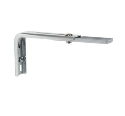 Lot de 2 équerres réglables déport entre 10 et 16,5cm - Galvanisées