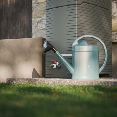 Lot de 2 récupérateurs d'eau 126L + Kit de Jumelage Vertical
