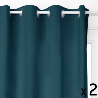 lot-de-2-rideaux-illets-occultant-en-velours-bleu-canard-140-x-260-cm