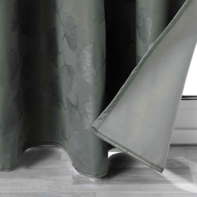 Lot de 2 rideaux Lunella - 140 x 260 cm Gris - Douceur d'Intérieur - Rideau occultant  140 x 260