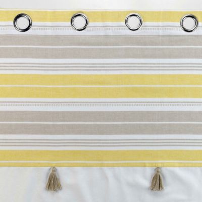 Lot de 2 rideaux Rideau Naturaline - 140 x 240 cm Jaune - Douceur d'Intérieur