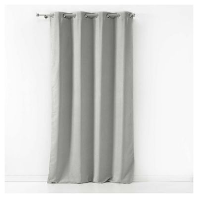 Lot de 2 rideaux Sultane - Gris 140 x 240 cm - Douceur d'Intérieur - Rideau  140 x 240