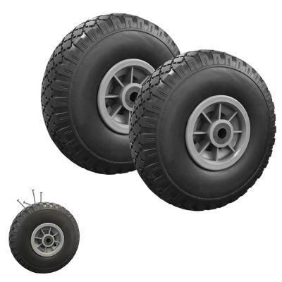 Roue Diable Rechange 4.10/3.50-4 - Pneu Pneumatique - Ø250mm - Charge 136kg - Pour Chariot