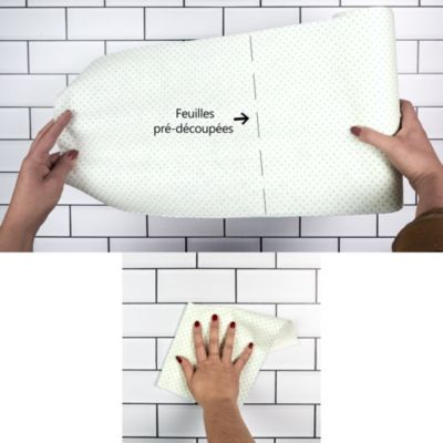 Lot de 2 Rouleaux Essuie-Tout - COOK CONCEPT - Réutilisables - Prédécoupés