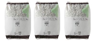 Lot de 2 sacs de gravier marbre blanc 8-16 Blooma 25kg + 1 gratuit