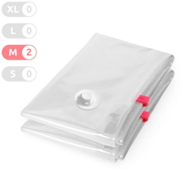 Lot de 2 sacs de rangement sous vide à compacter (125 L) 60x85 cm - BOREAL  - le Club