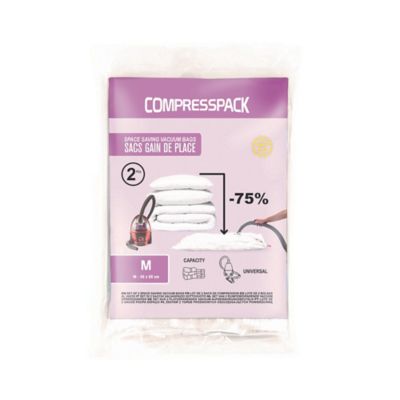 Lot De 6 Sacs De Compression Réutilisables - Gain De Place Assuré Pour Vos Vêtements Et Couettes