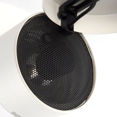 Lot de 2 spots ronds blancs orientables - Go Nine