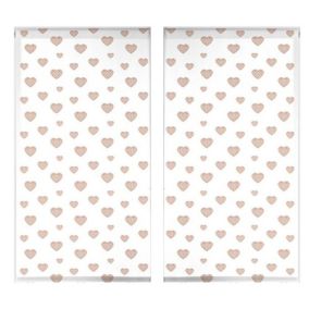 Lot de 2 stores enrouleur tamisant Piccolino - 60 x 90 cm Rose - Douceur d'Intérieur