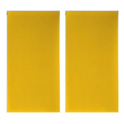 Lot de 2 stores Occult - 60 x 90 cm Jaune - Douceur d'Intérieur - Store  60 x 90