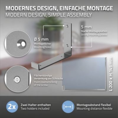 Support de store enrouleur fenêtre, 17mm Fixation pour Store Enrouleur