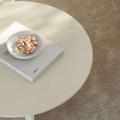 Lot de 2 tables basses gigognes Verummetka sable en.casa