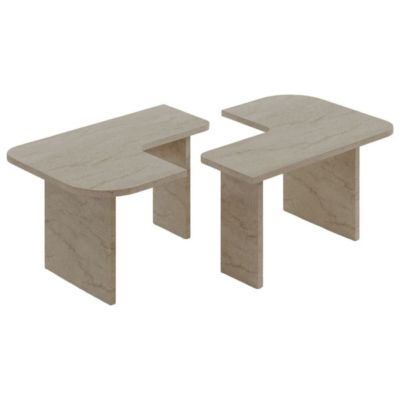 Lot de 2 tables basses L90 cm - ADEL
