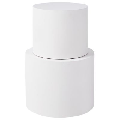 Lot de 2 tables basses MANTI Blanc