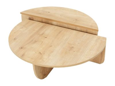 Lot de 2 tables basses - Naturel clair - ALOEVA