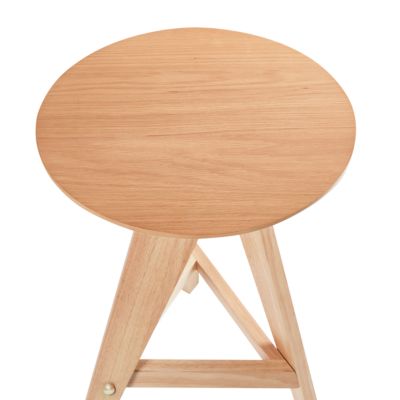 Lot de 2 tabourets de bar AROMA Bois Marron clair