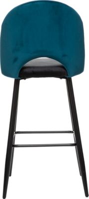 Lot de 2 tabourets de bar Kara bleu