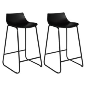 Lot de 2 tabourets de bar Otac Atmosphera noir