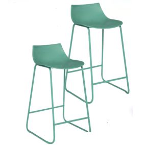 Lot de 2 tabourets de bar Otac Atmosphera vert