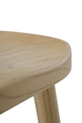 Lot de 2 tabourets en bois de toon naturel