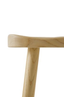 Lot de 2 tabourets en bois de toon naturel