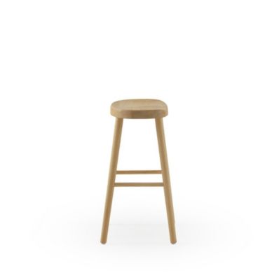 Lot de 2 tabourets en bois de toon naturel
