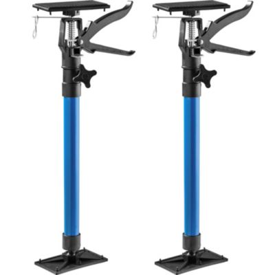 Lot de 2 étais de soutien à gâchette télescopique réglable en hauteur en continu 51  à  115 cm