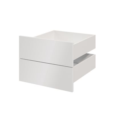 Lot de 2 tiroirs blancs GoogHome Atomia H. 18,5 x L. 46,4 x P 50 cm