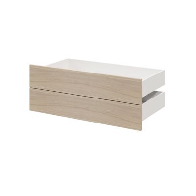 Lot de 2 tiroirs effet chêne GoodHome Atomia H. 18,5 x L. 96,4 x P. 50 cm