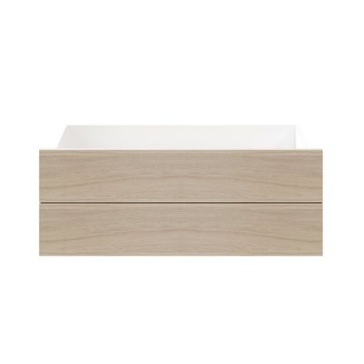 Lot de 2 tiroirs effet chêne GoodHome Atomia H. 18,5 x L. 96,4 x P. 50 cm