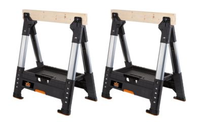Lot de 2 tréteaux ajustables Lumberjack pour bricolage - KETER
