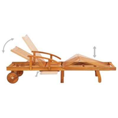 Lot de 2 transats chaise longue Helloshop26
