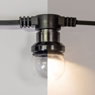 Lot de 20 Ampoules Guirlande Guinguette Led E27 Transparentes - 1.5W