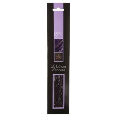 Lot de 20 bâtons d'encens lavande H25cm - Atmosphera Créateur d'intérieur