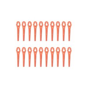Lot de 20 Lames de Coupe bordure lames pour coupe bordures 20V VITO