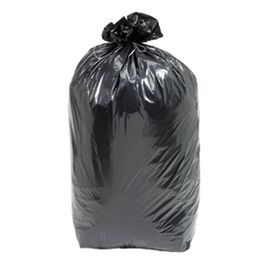 Lot de 20 sacs poubelles recycl s 30L noir