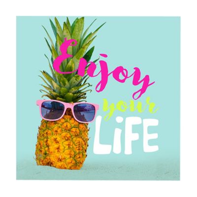 Lot de 20 serviettes en papier Enjoy ananas