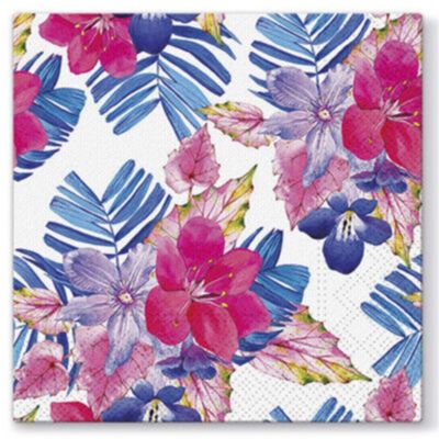 16 SERVIETTES PAPIER FESTON AGRUME 33CM CRÈME