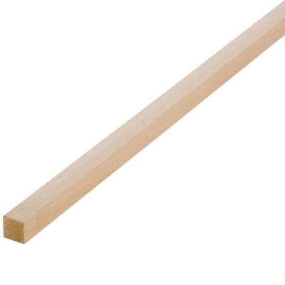 Lot de 20 tasseaux hêtre rabotés 2400 x 9 x 9 mm