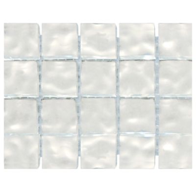 LOT DE 20 TESSELLES OR BLANC/ARGENT MARTELE TRAME PAPIER 2 x 2 CM CASA LINEA